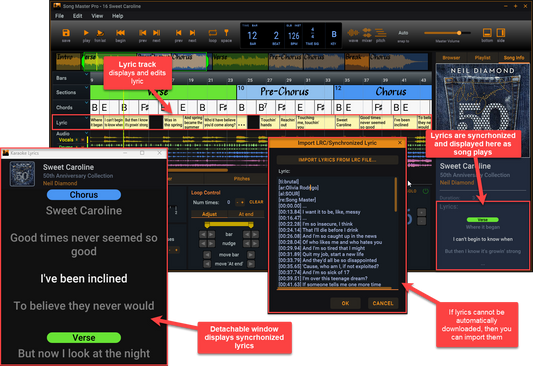 Song Master Adds Support for Lyrics